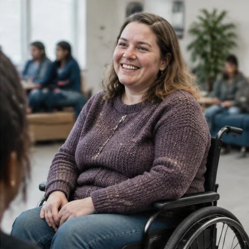 Community advocate in conversation